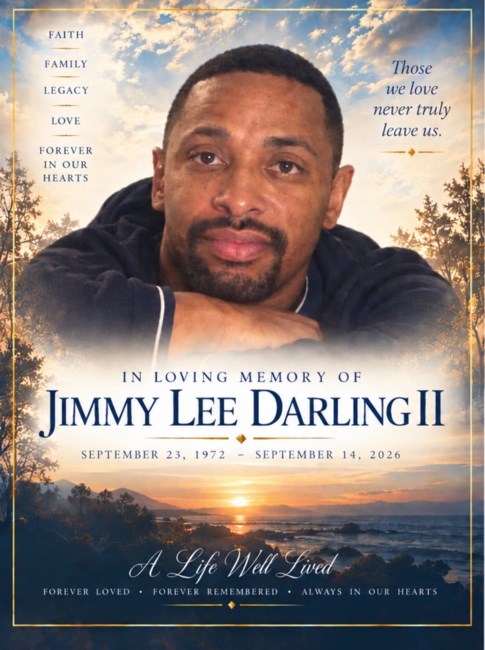Obituary of Jimmy Lee Darling II
