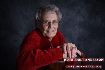 Obituary of Ruth Emily Anderson