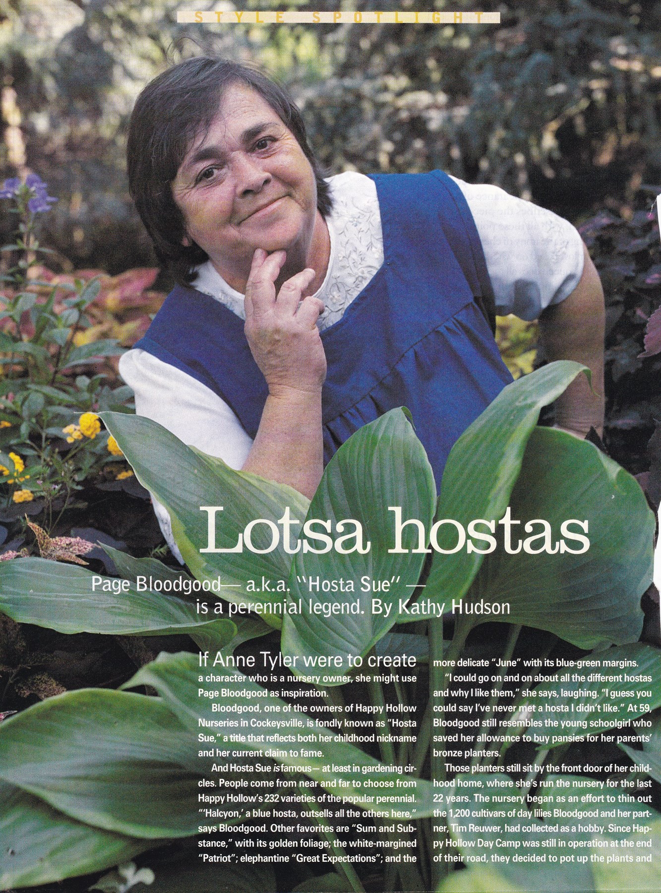 Avis de décès de Page Bloodgood