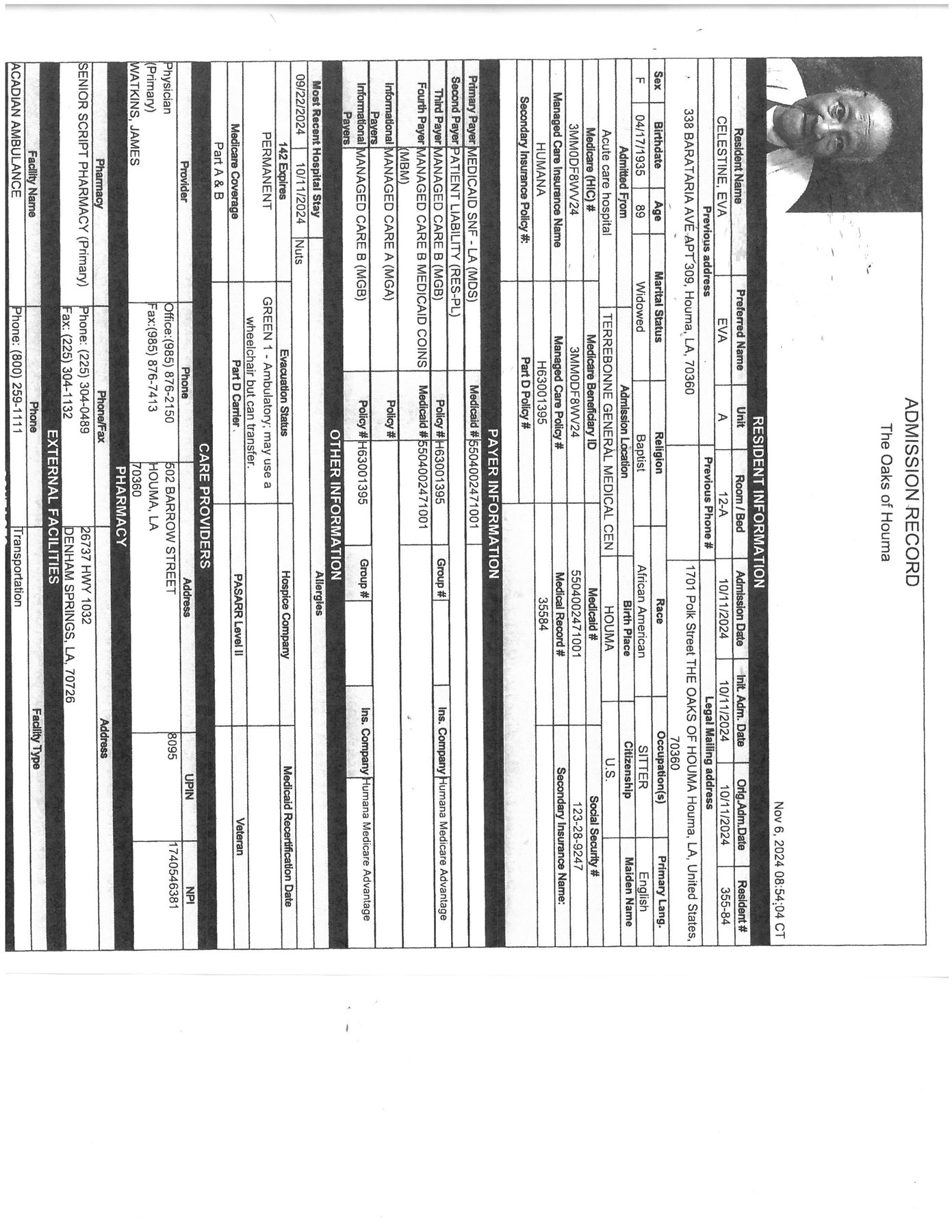 Obituary of Eva Mae Celestine