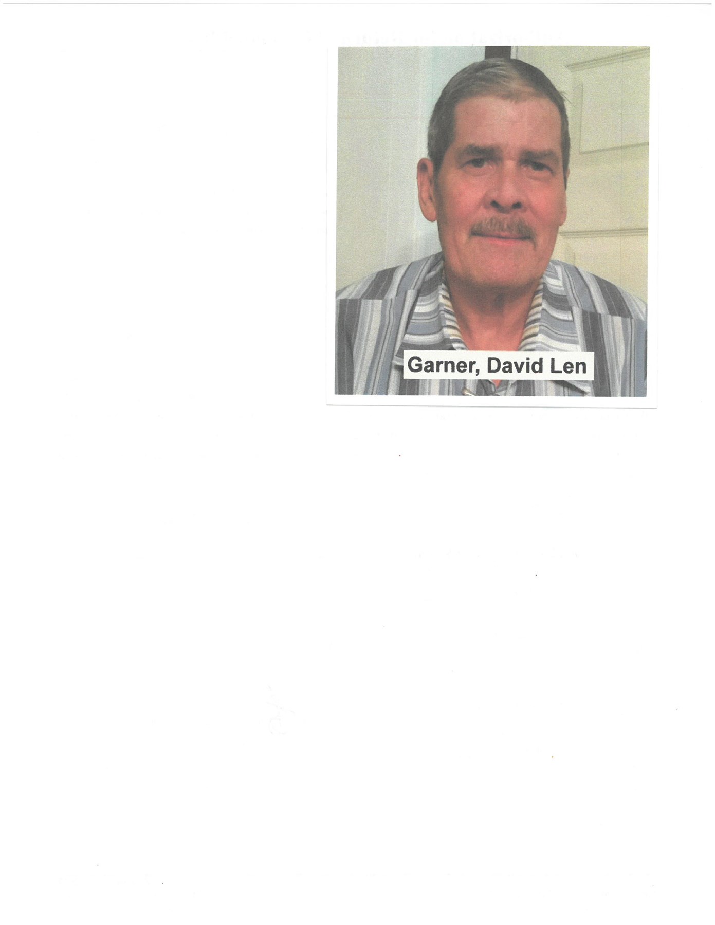 Obituary of David Len Garner