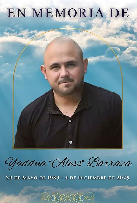 Obituary of Yaddua Rabat Amon Alessandro Barraza Hernandez