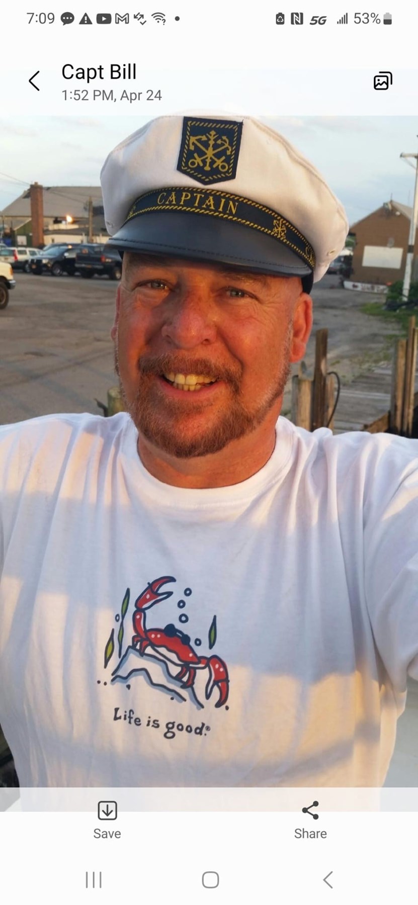 Obituary of William Barry Coveney Sr. "Captain Bill"