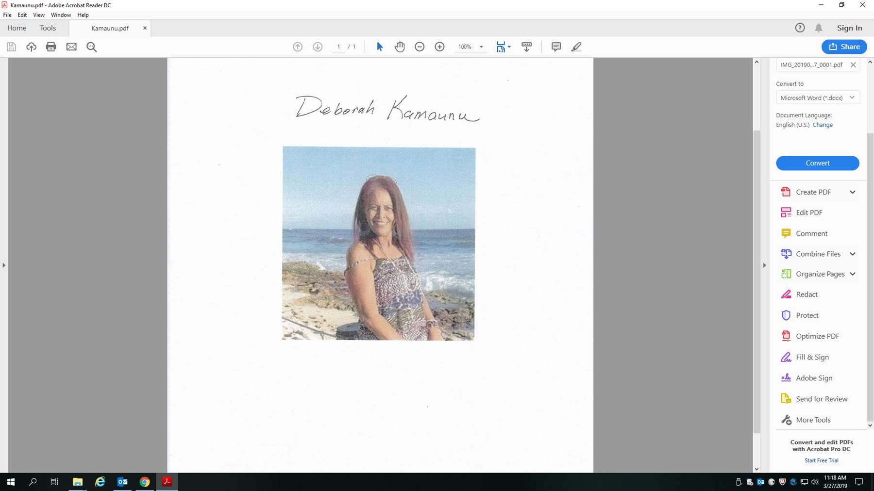 Obituary of Deborah M. Kamaunu