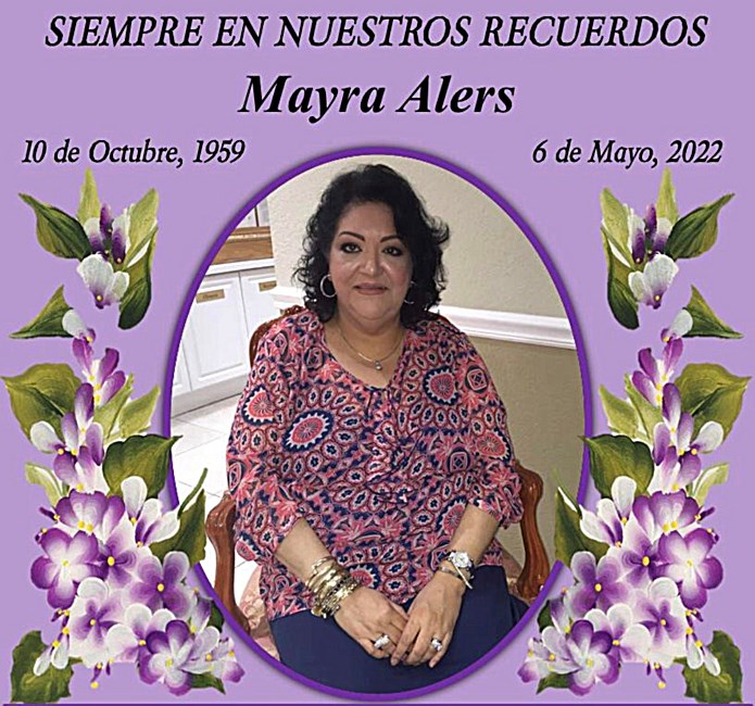 Avis de décès de Maira Alers