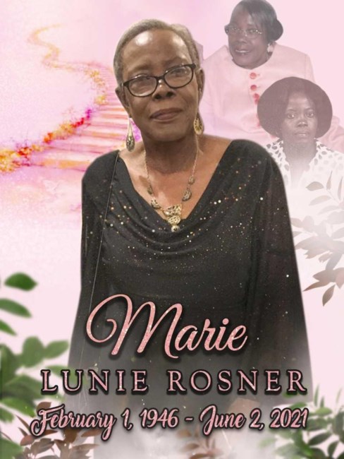 Avis de décès de Marie Lunie Rosner