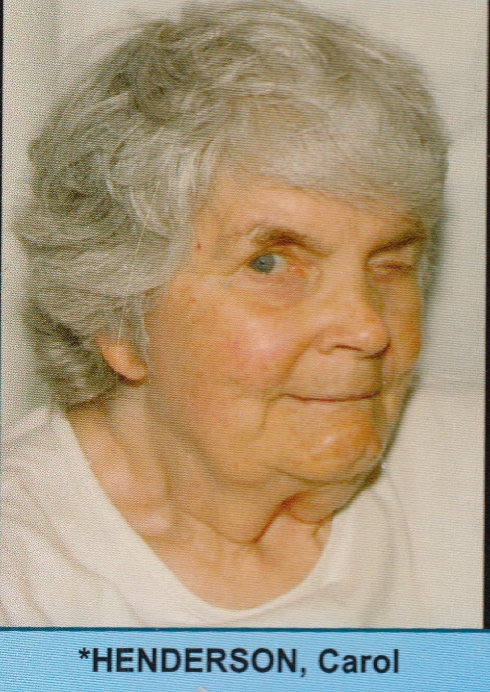 Obituary of Carol Lea Henderson
