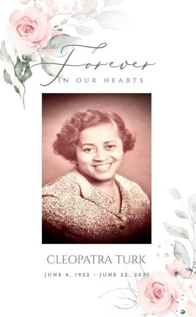 Obituary of Cleopatra Turk