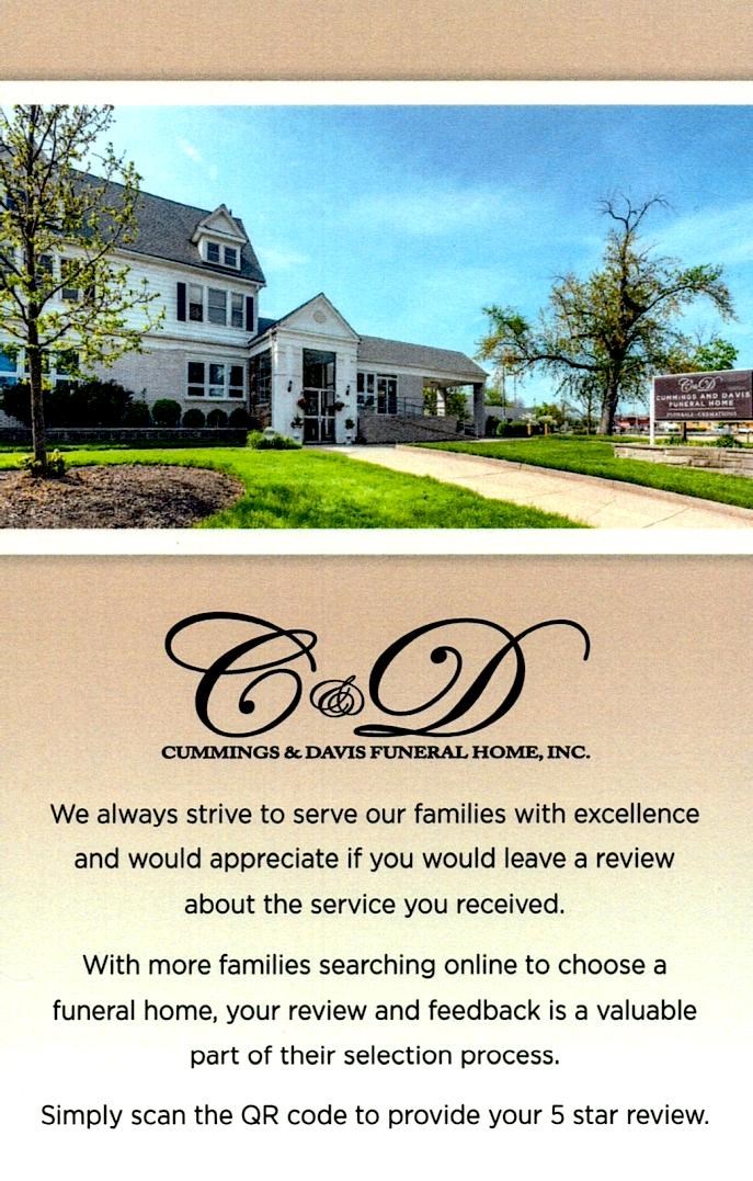 Obituary of Paula D Blanchard