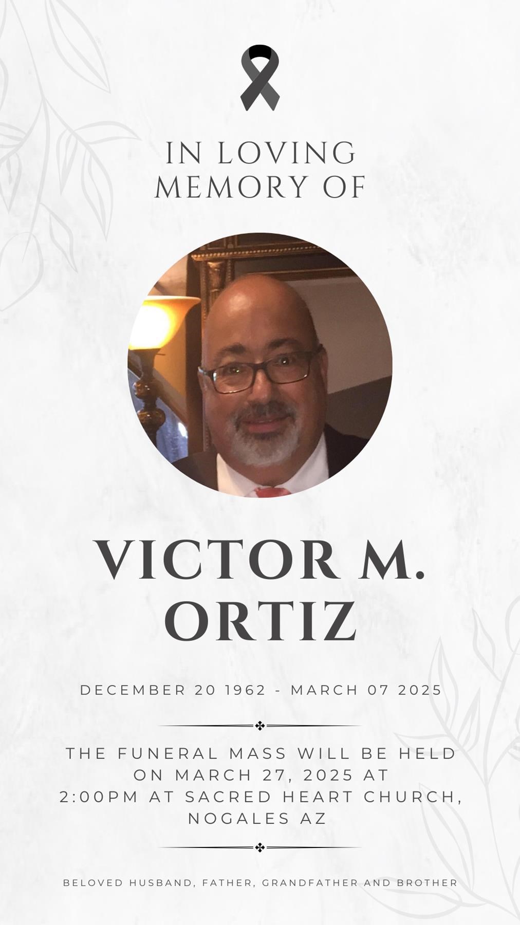 Obituary of Victor Marin Ortiz