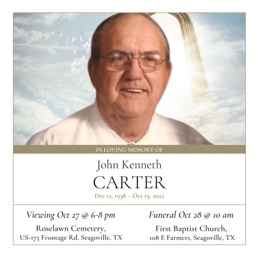 Obituary of Kenneth Carter