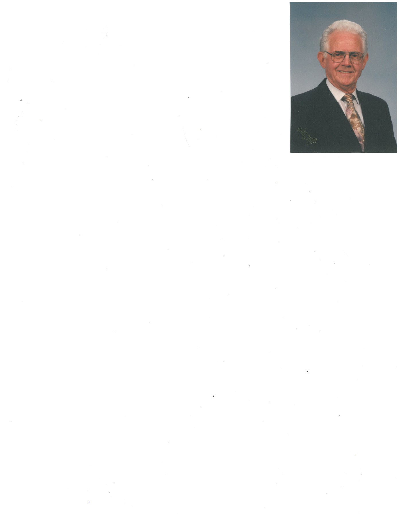 Obituary of Gerald W Anderson