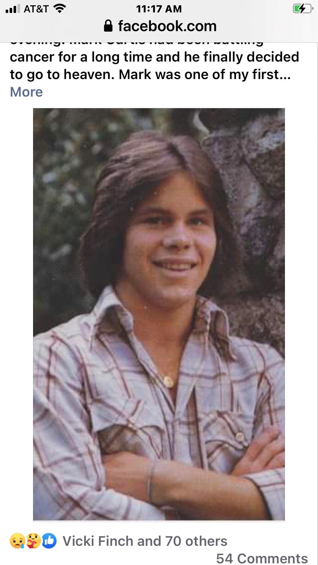 Obituary of Mark Edward Curtis