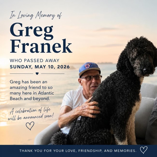 Obituary of Gregory Charles Franek
