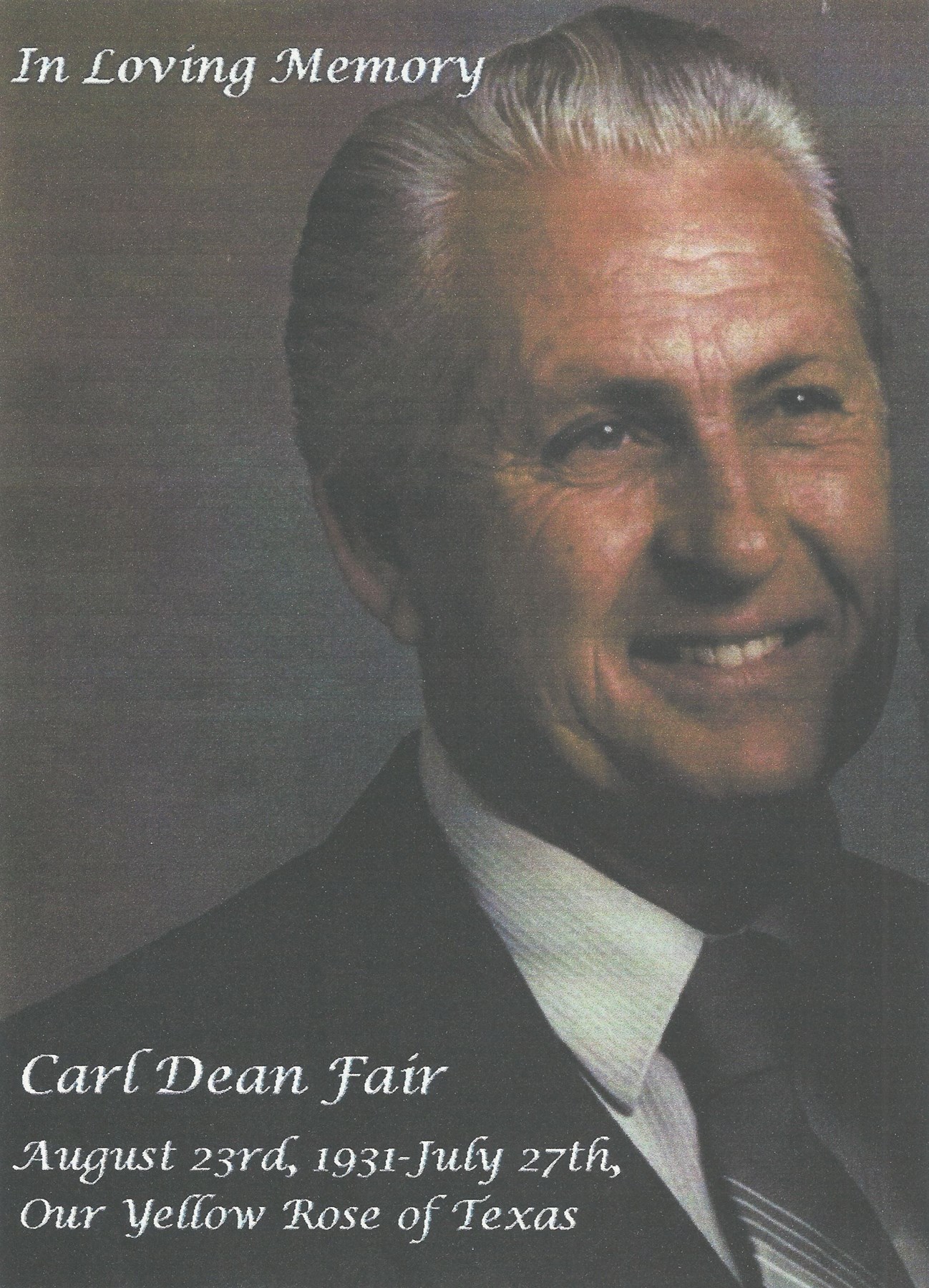 Carl Fair Obituary Bellflower, CA