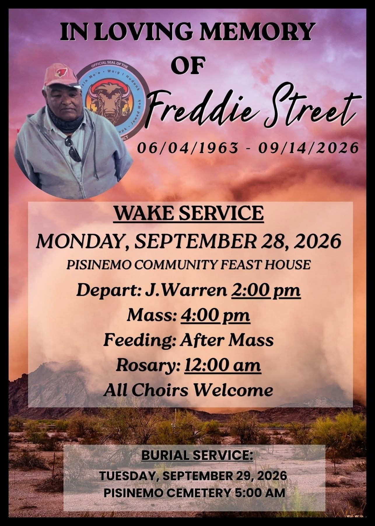 Obituary of Fredie Lee Street