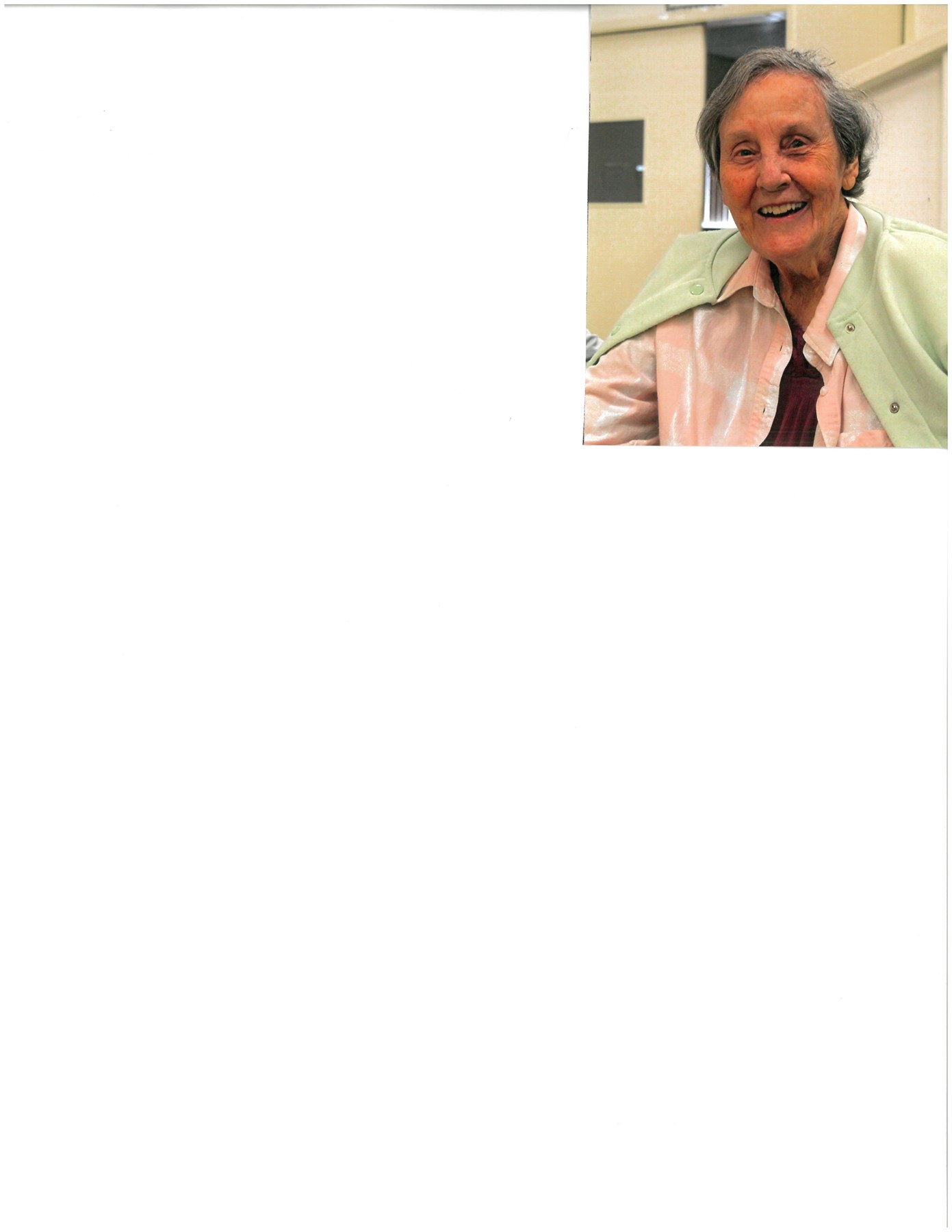 Obituary of Elsie Ruth Cook