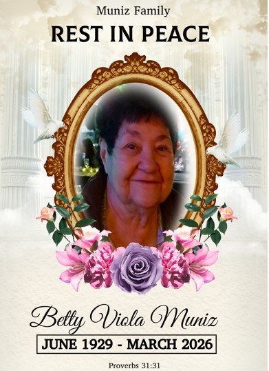 Obituary of Betty Viola Muniz