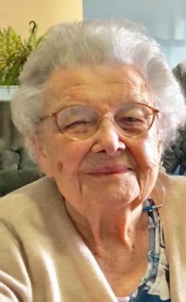 Avis de décès de Helen Dorothy Hoadley