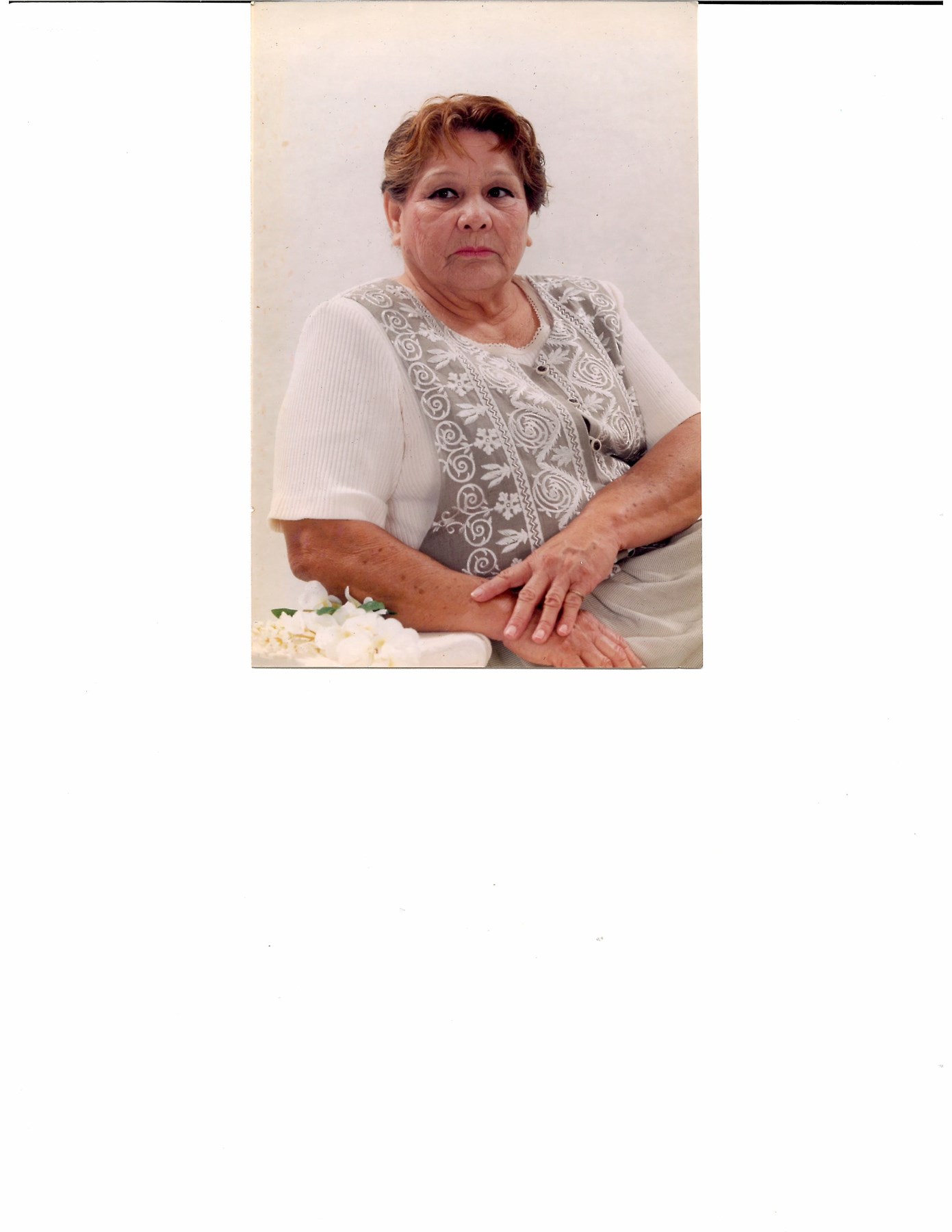 Obituary of Amelia Maria Gonzales
