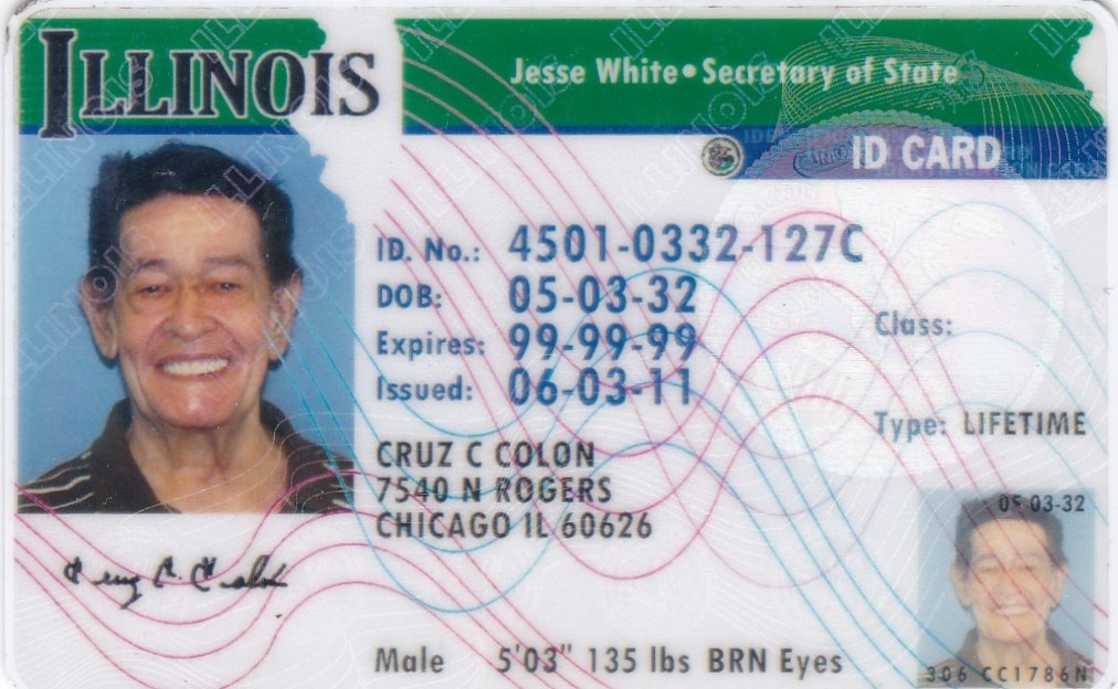 Lifetime Id Card
