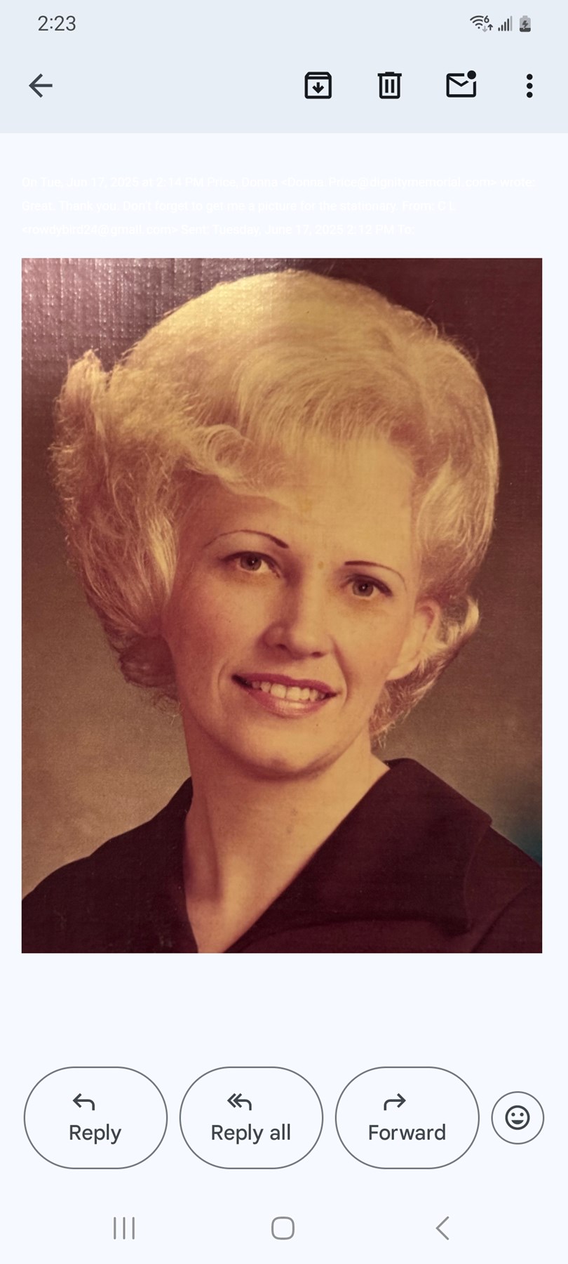 Obituary of Judith "Judy" Gaddy Leary