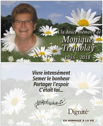 Obituary of Monique Tremblay
