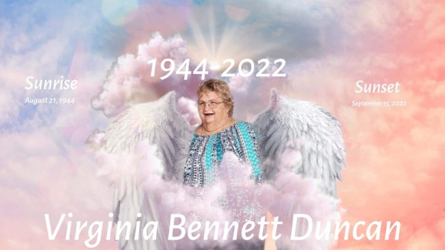  Obituario de Virginia Dare Duncan