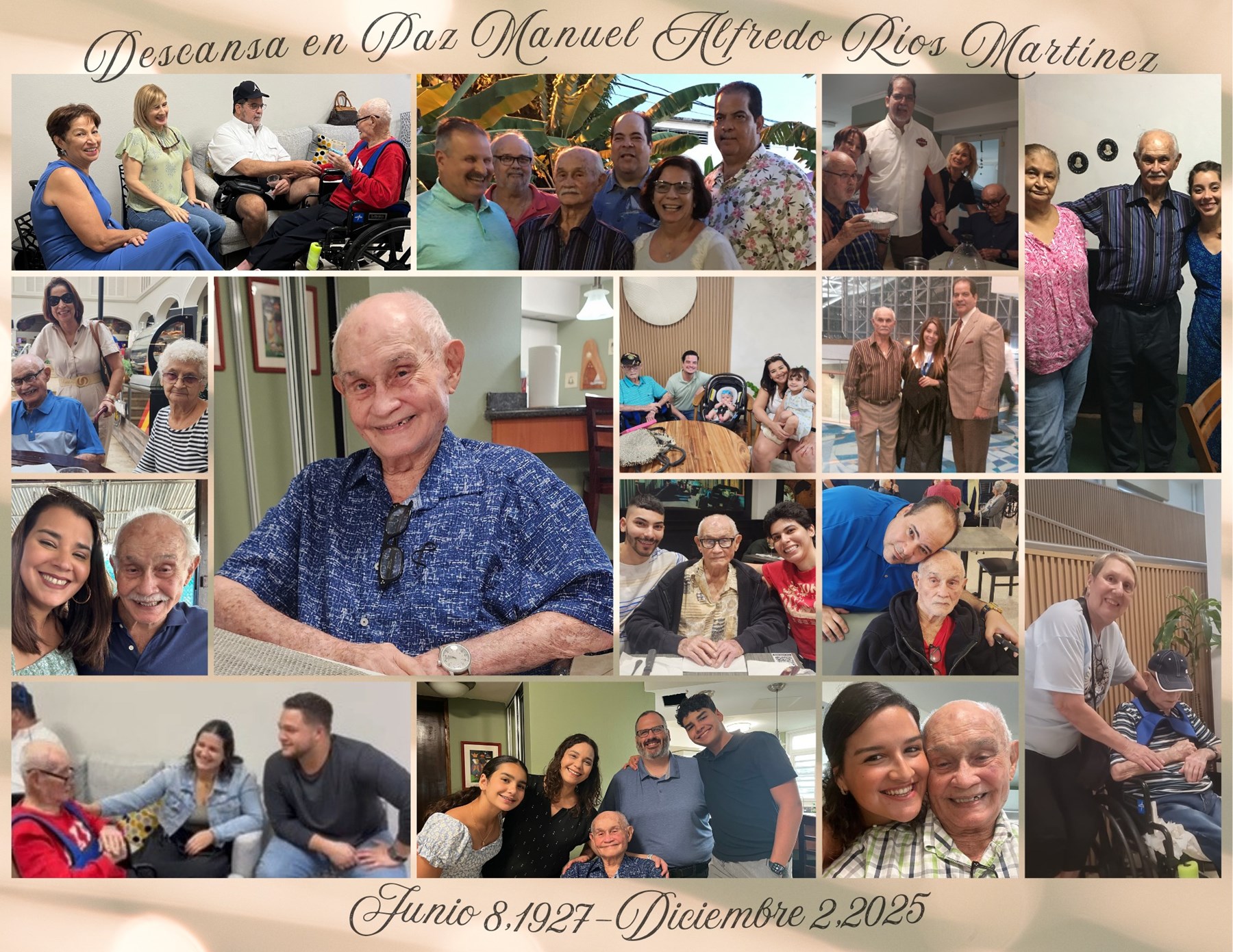 Avis de décès de Manuel Alfredo Ríos Martínez