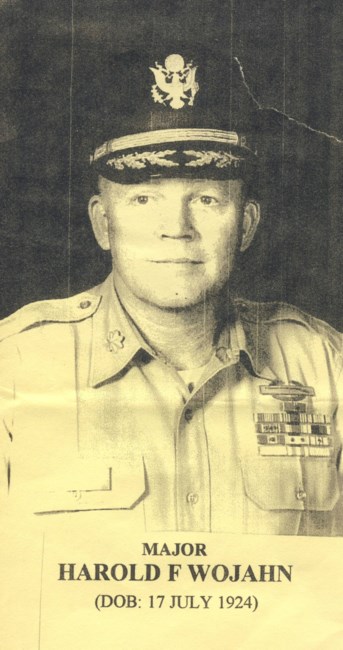 Obituary of MAJOR Harold F. Wojahn, Ret.