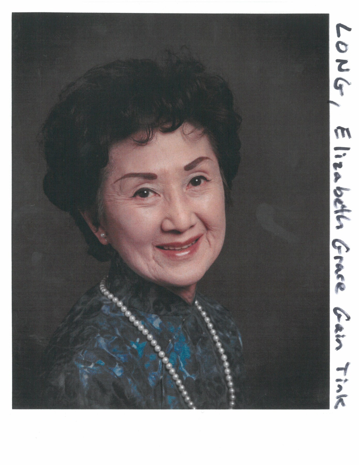 Obituary of Ms. Elizabeth Grace Gain Tink Long