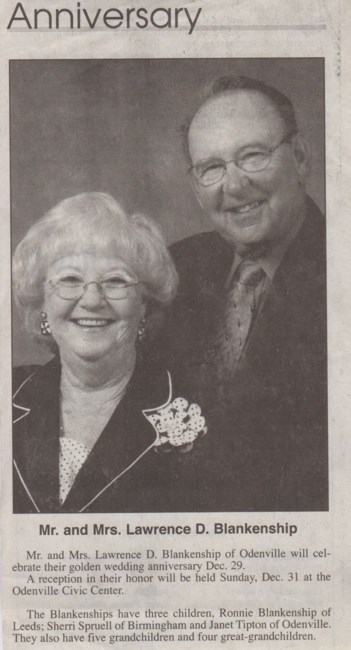 Obituary of Alice Blankenship