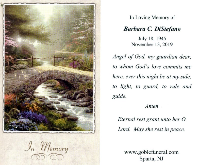 Obituary of Barbara C. DiStefano