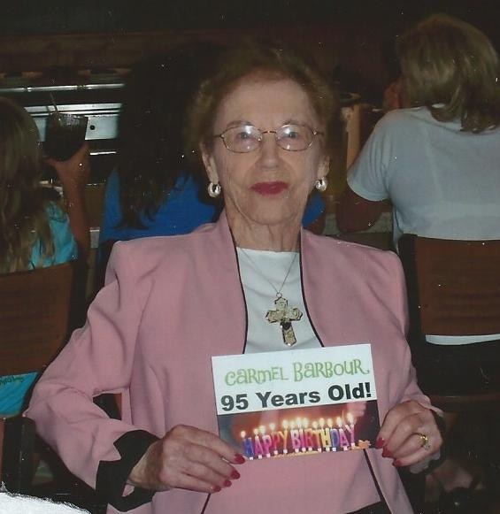 Obituario de Carmel Ruth Creel Barbour