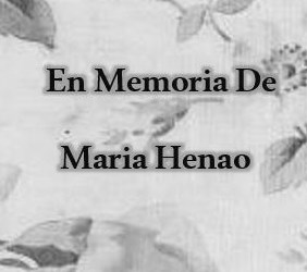 Obituary of Maria Henao