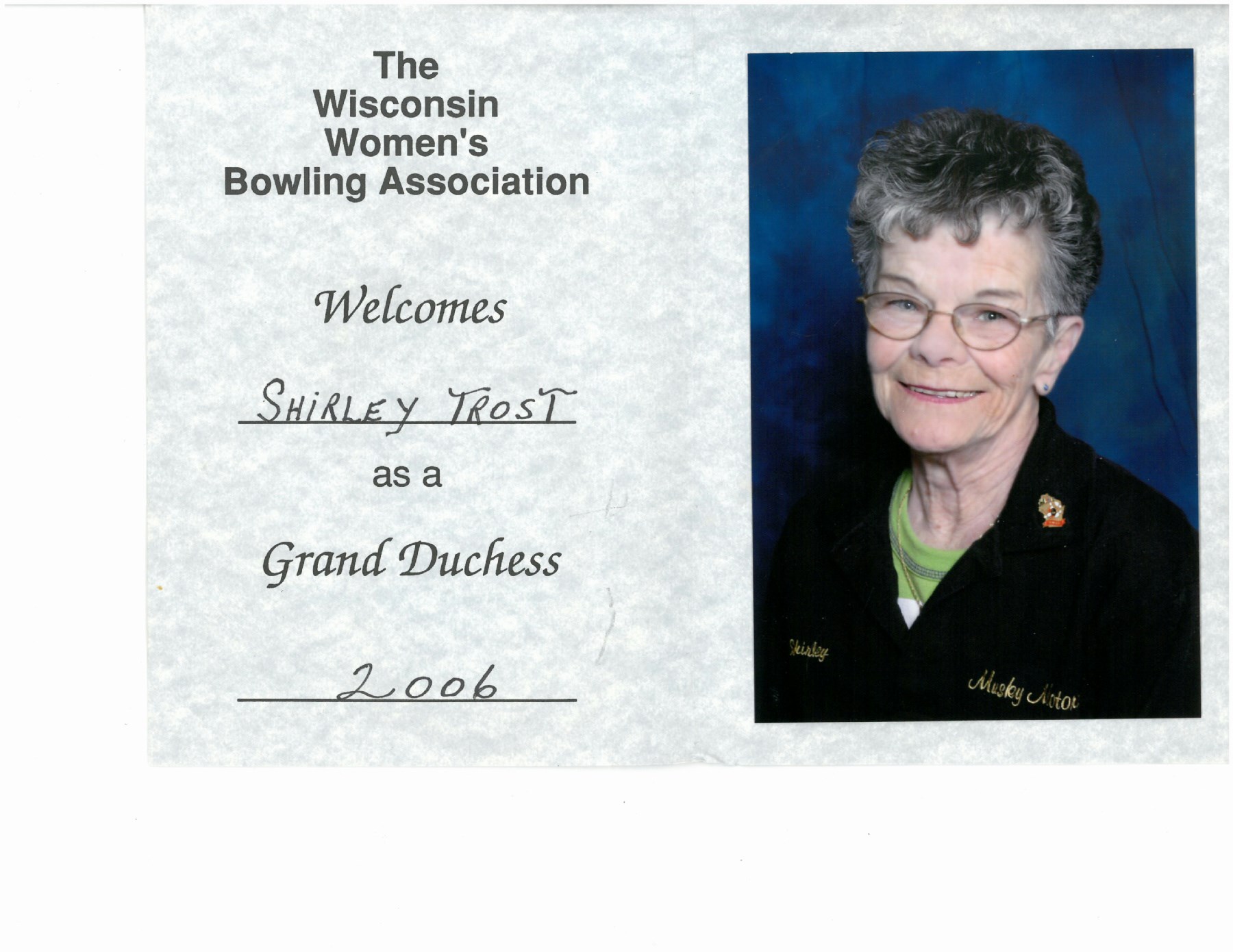 Obituary of Shirley F Trost