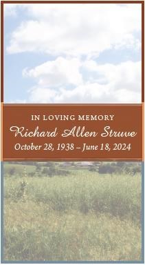 Obituary of Richard Allen Struve