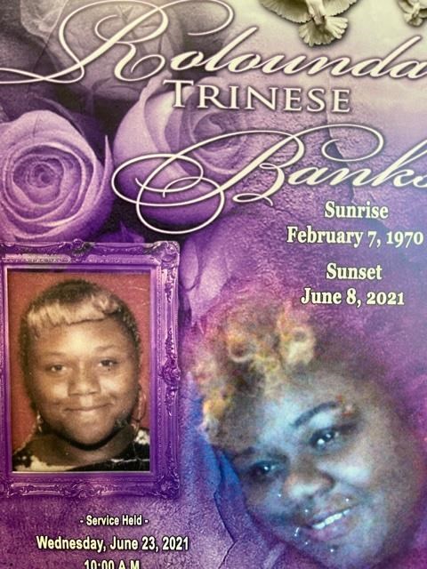 Obituary of Rolunda Triniese Banks