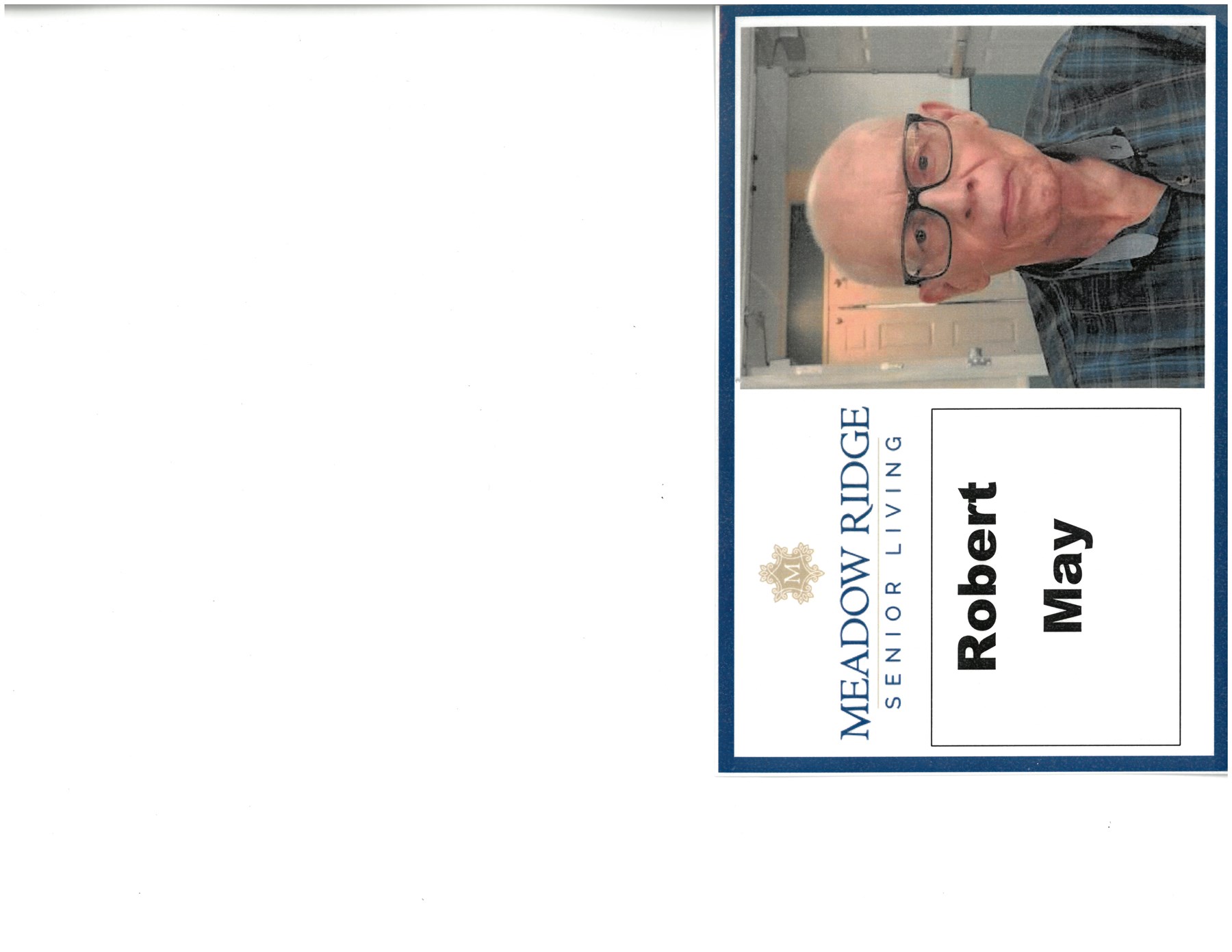 Obituary of Robert Bruce May