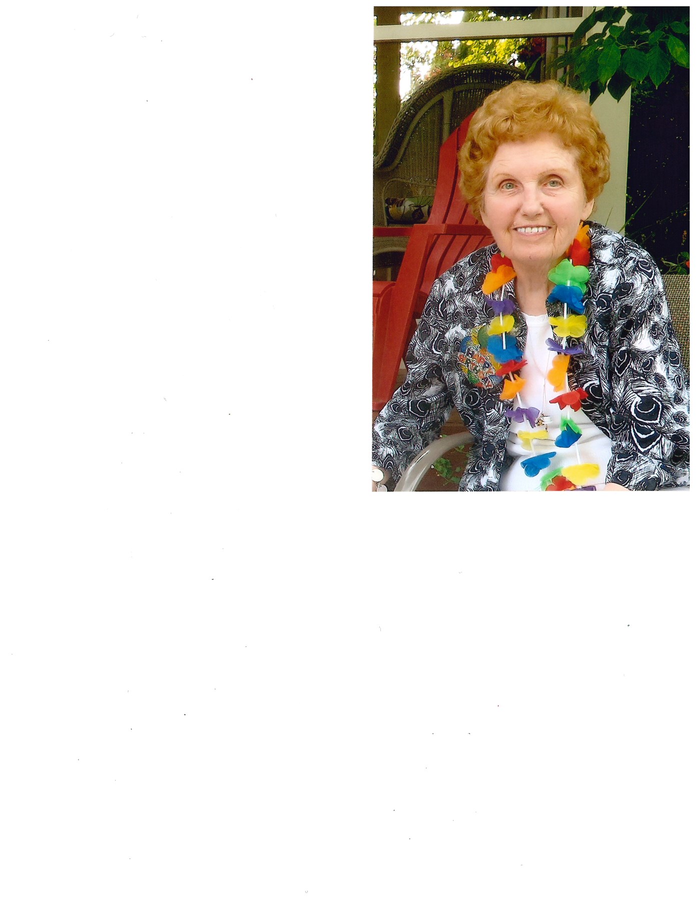 Obituary of Suzanne Evelyn Smith