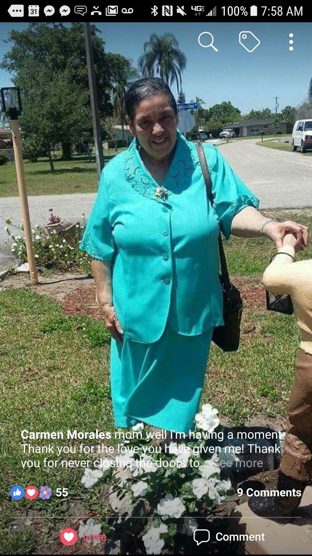 Obituary of Carmen I Morales