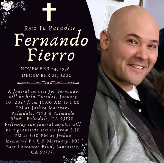 Obituary of Fernando Fierro