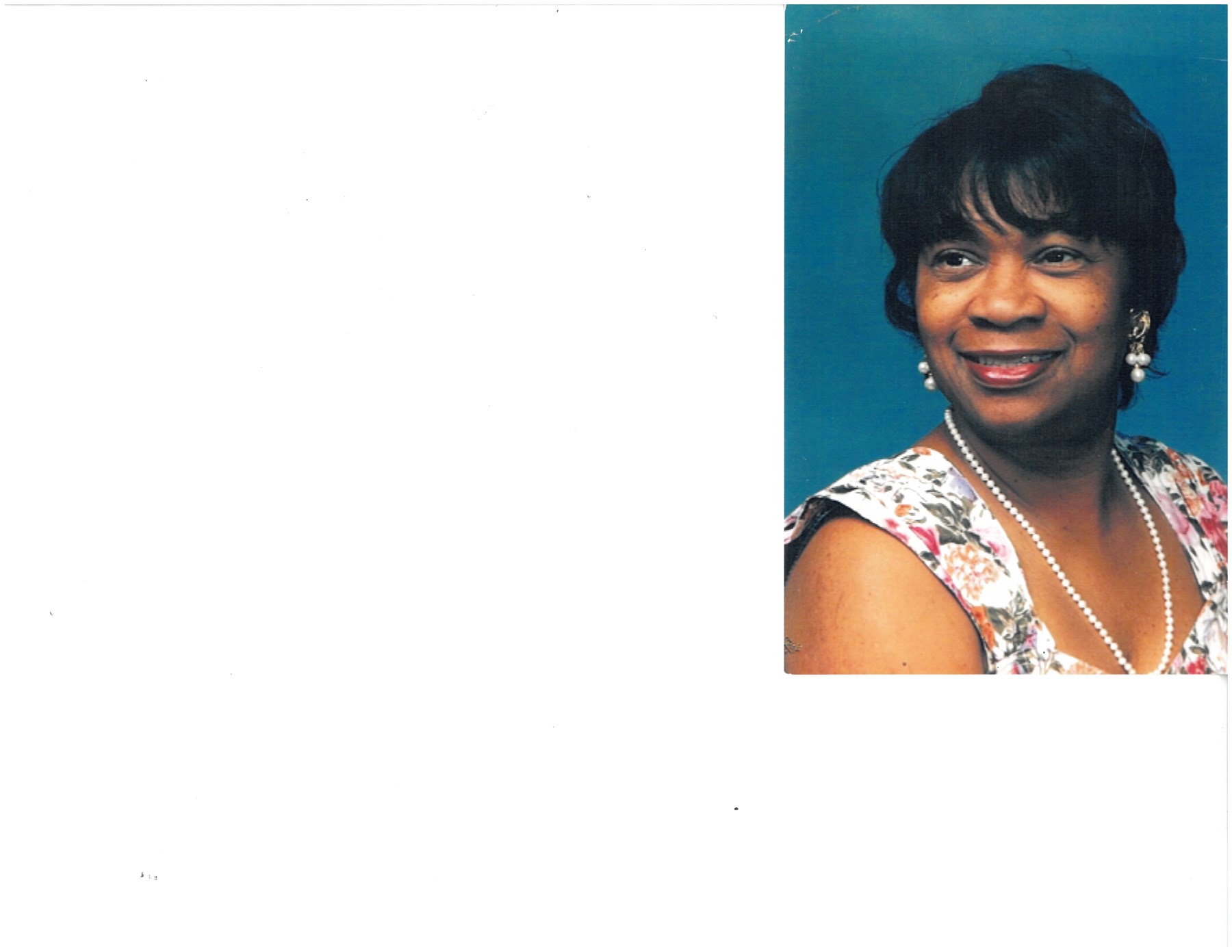 Obituary of Theresa Moss Hall