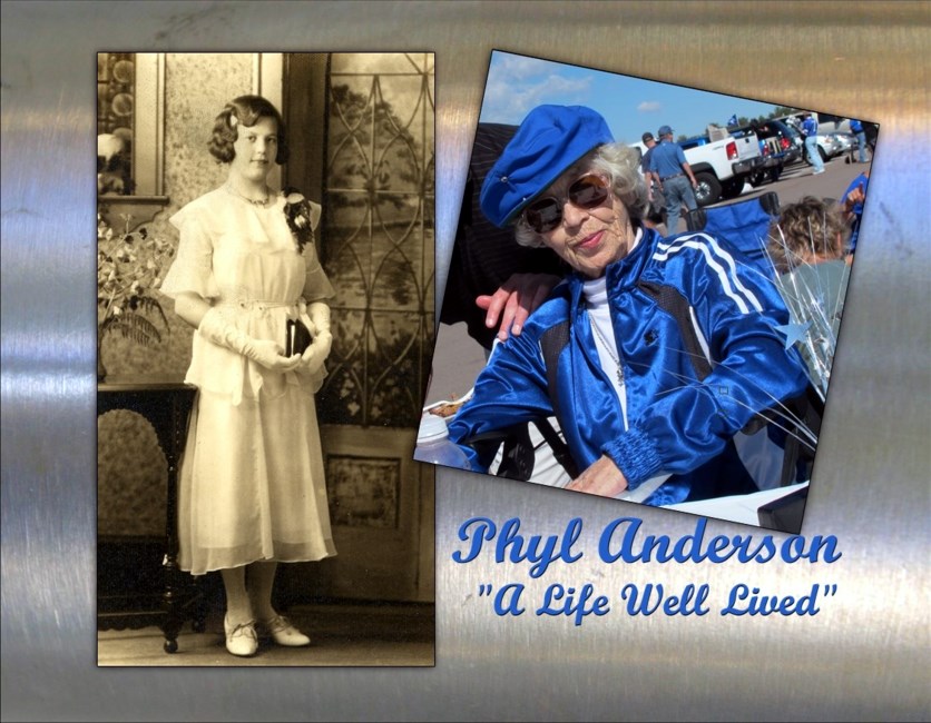 Obituary of Phyllis Marie Anderson