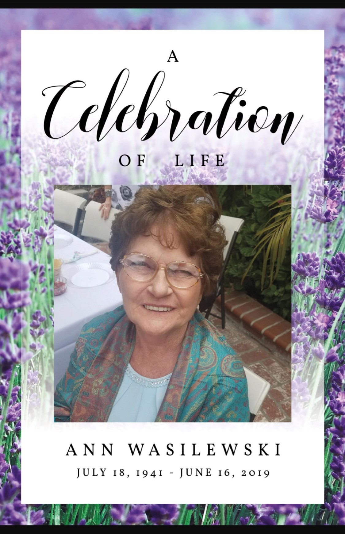 Obituary of Ann Louise Wasilewski