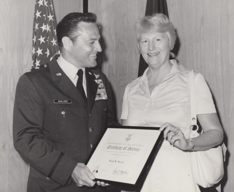 Avis de décès de Ruth Rose Galey