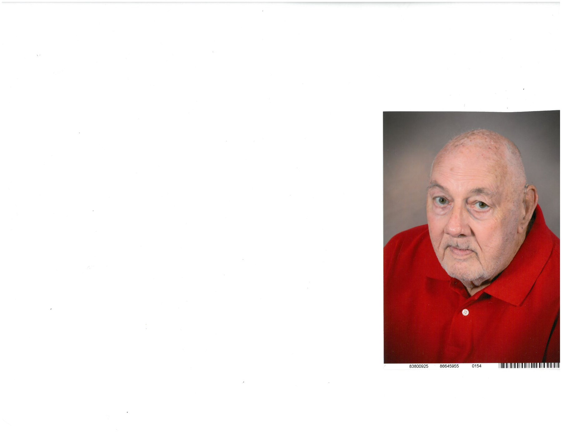 Obituary of Ronald Stanley Minion