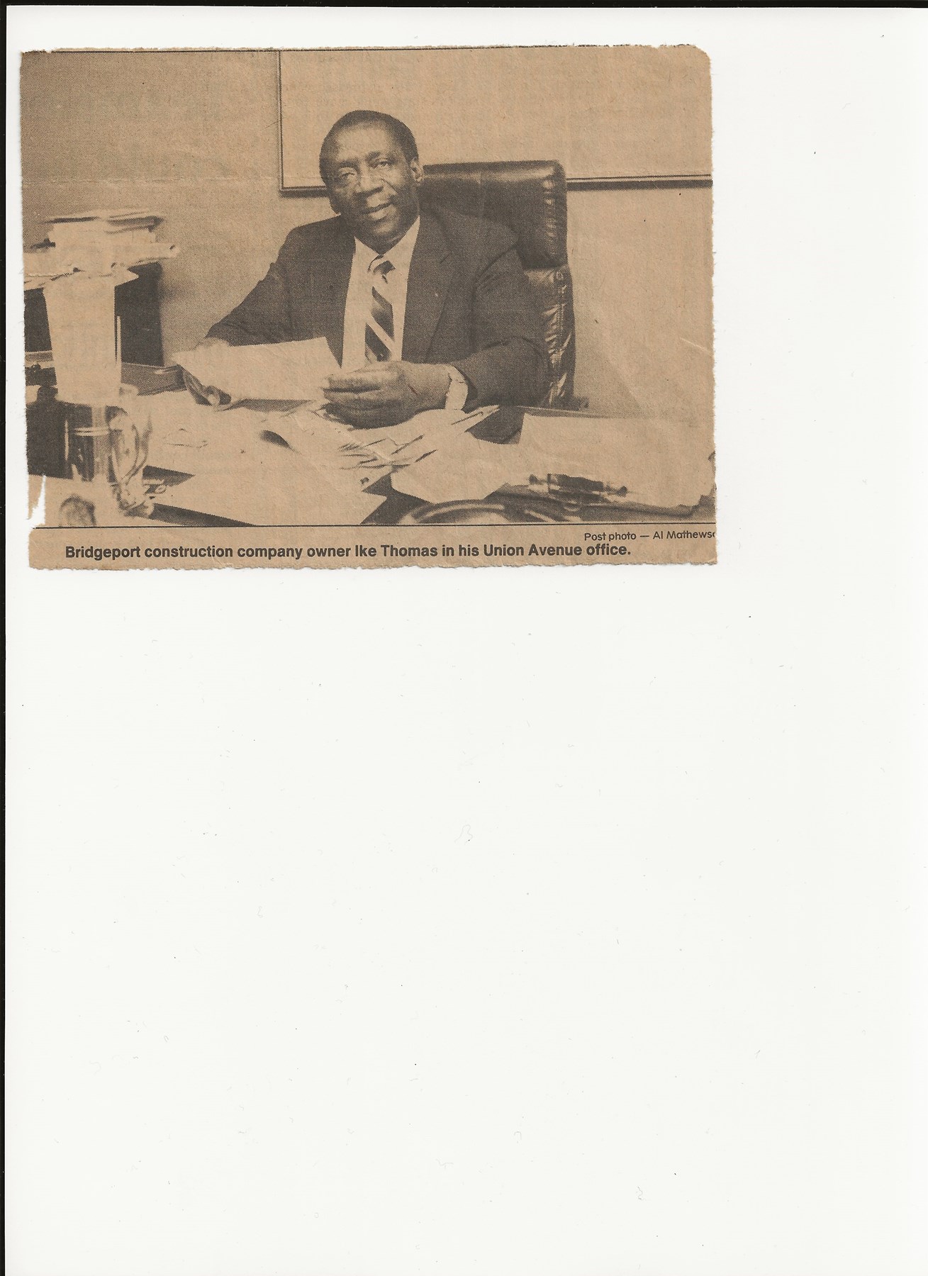 Obituary of Isaac Benjamin Thomas