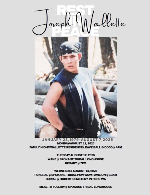 Avis de décès de Joseph Miles Wallette