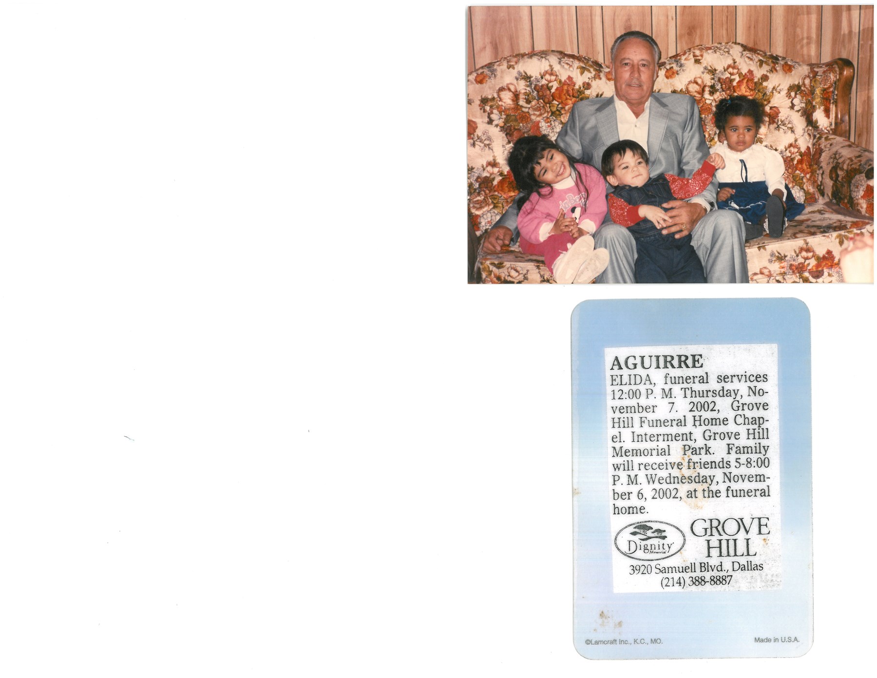 Obituary of Jose L Aguirre